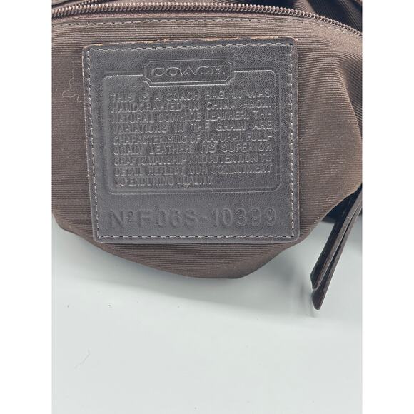 Y2K Vintage Coach Chelsea brown leather duffle crossbody 10399 brass hardware - Picture 2 of 4